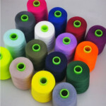 100% polyester spun sewing thread
