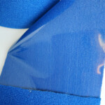 Velour loop black and white color nylon and polyester material